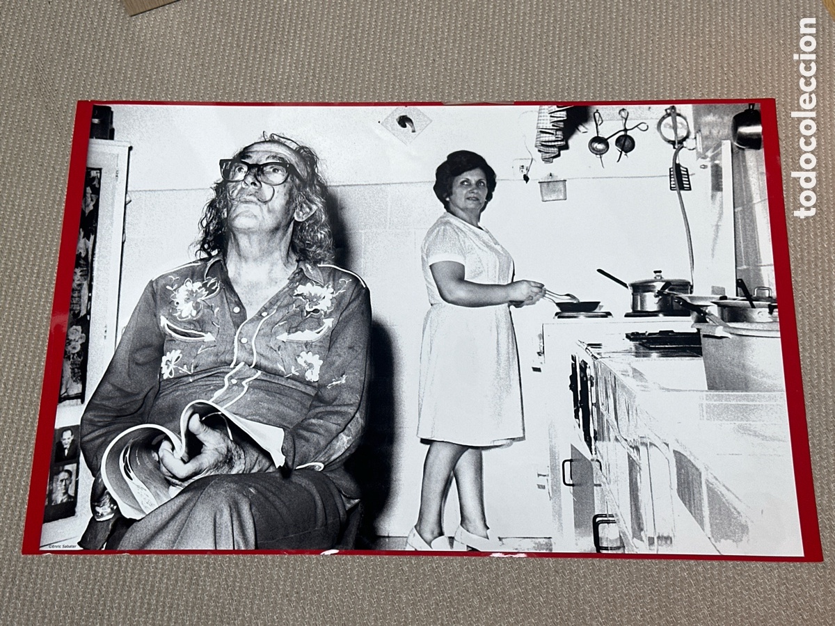 Fotografia antiga: Fotografia Salvador Dali por Enric Sabater 62x40