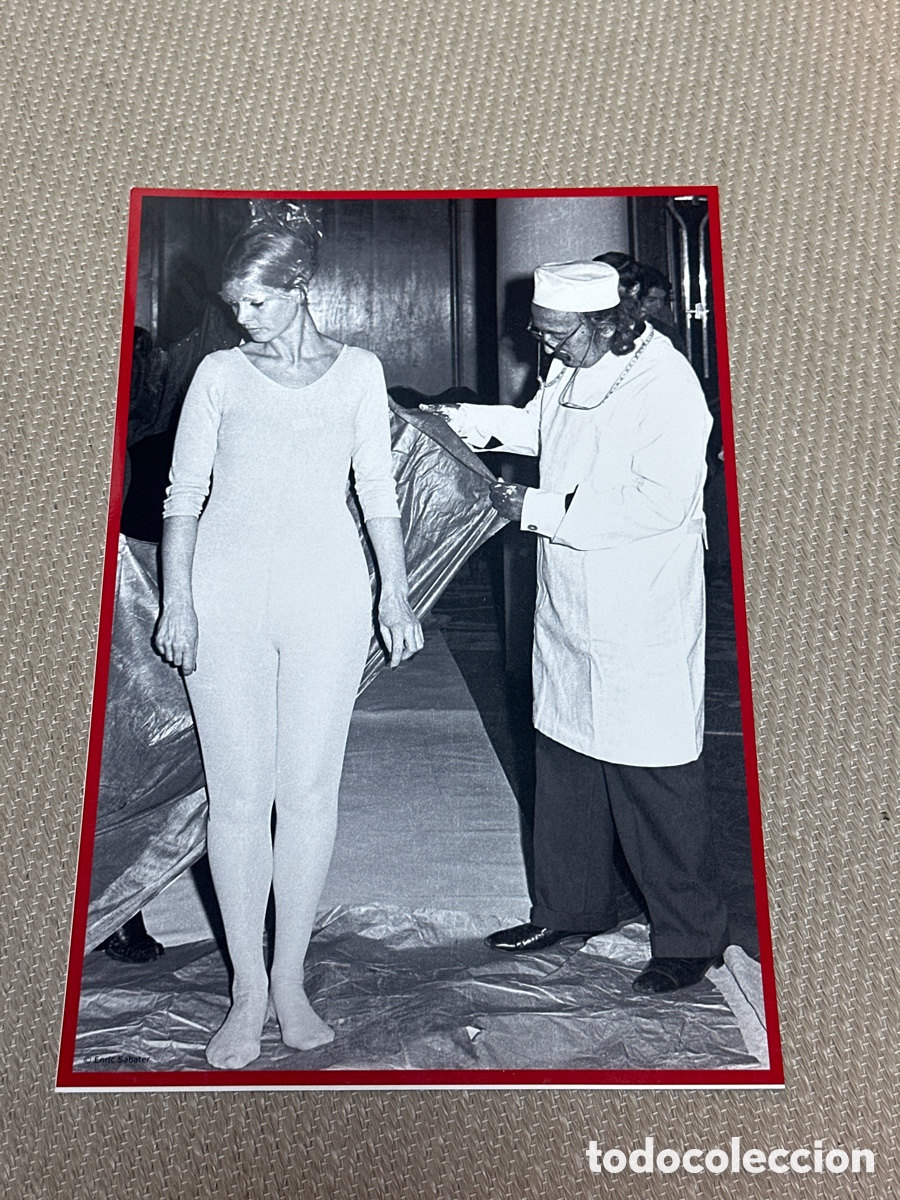 Fotograf&iacute;a antigua: Fotografia Salvador Dali por Enric Sabater 25x37