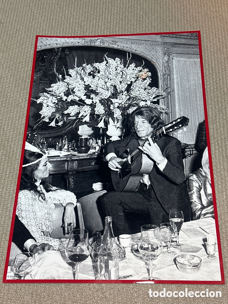 Fotograf&iacute;a antigua: otografia Salvador Dali Manitas de Plata por Enric Sabater 31x45