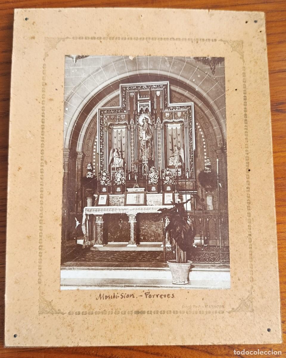 Fotograf&iacute;a antigua: FOTO ORIGINAL. MONTISI&Oacute;N DE PORRERES. FOTO SANS&Oacute;. MANACOR. MALLORCA. H. 1920.