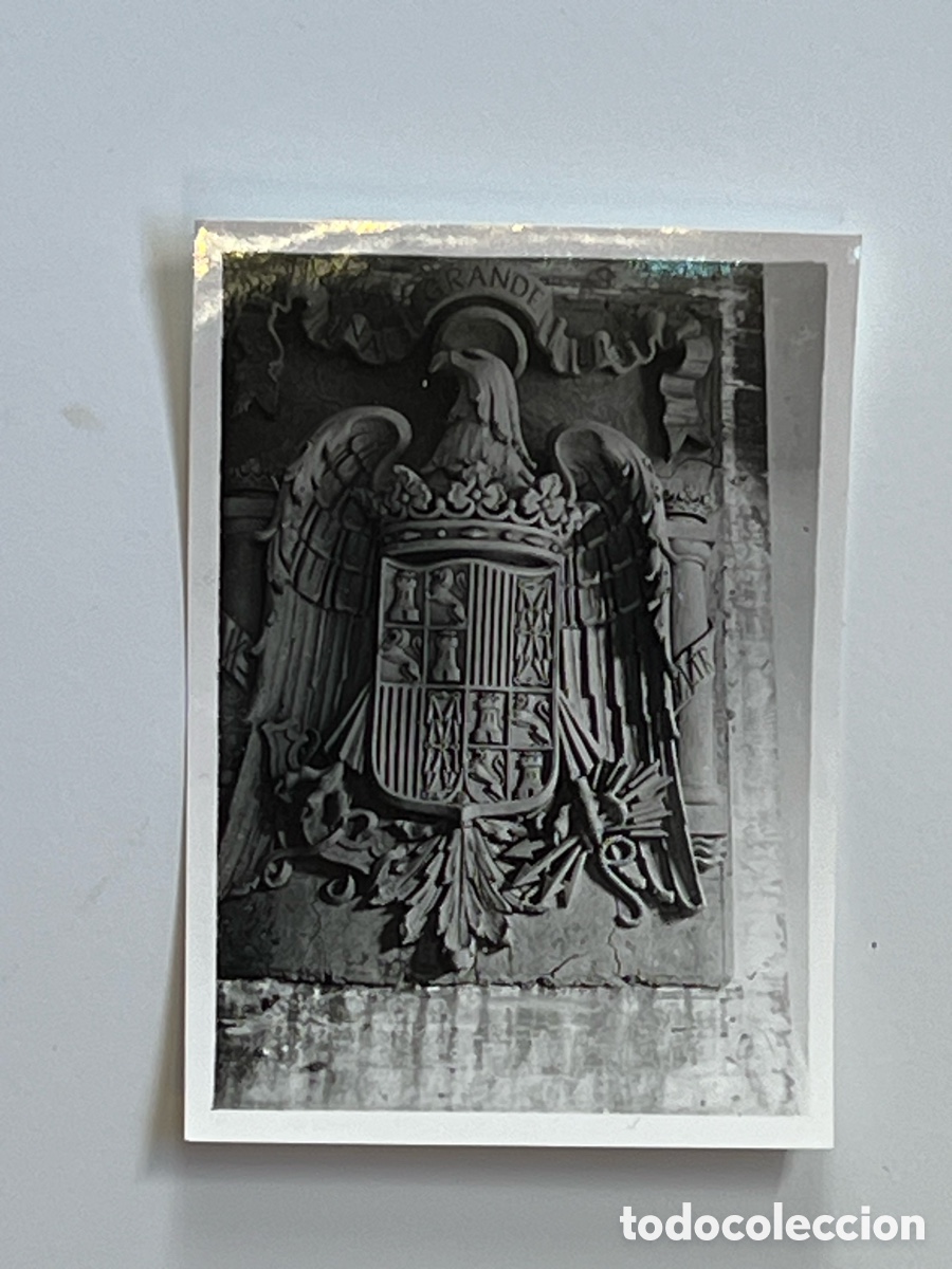 Fotograf&iacute;a antigua: &Aacute;GUILA DE SAN JUAN.. fotograf&iacute;a representaci&oacute;n heraldica.. Epoca franquista.. (h.1940?)