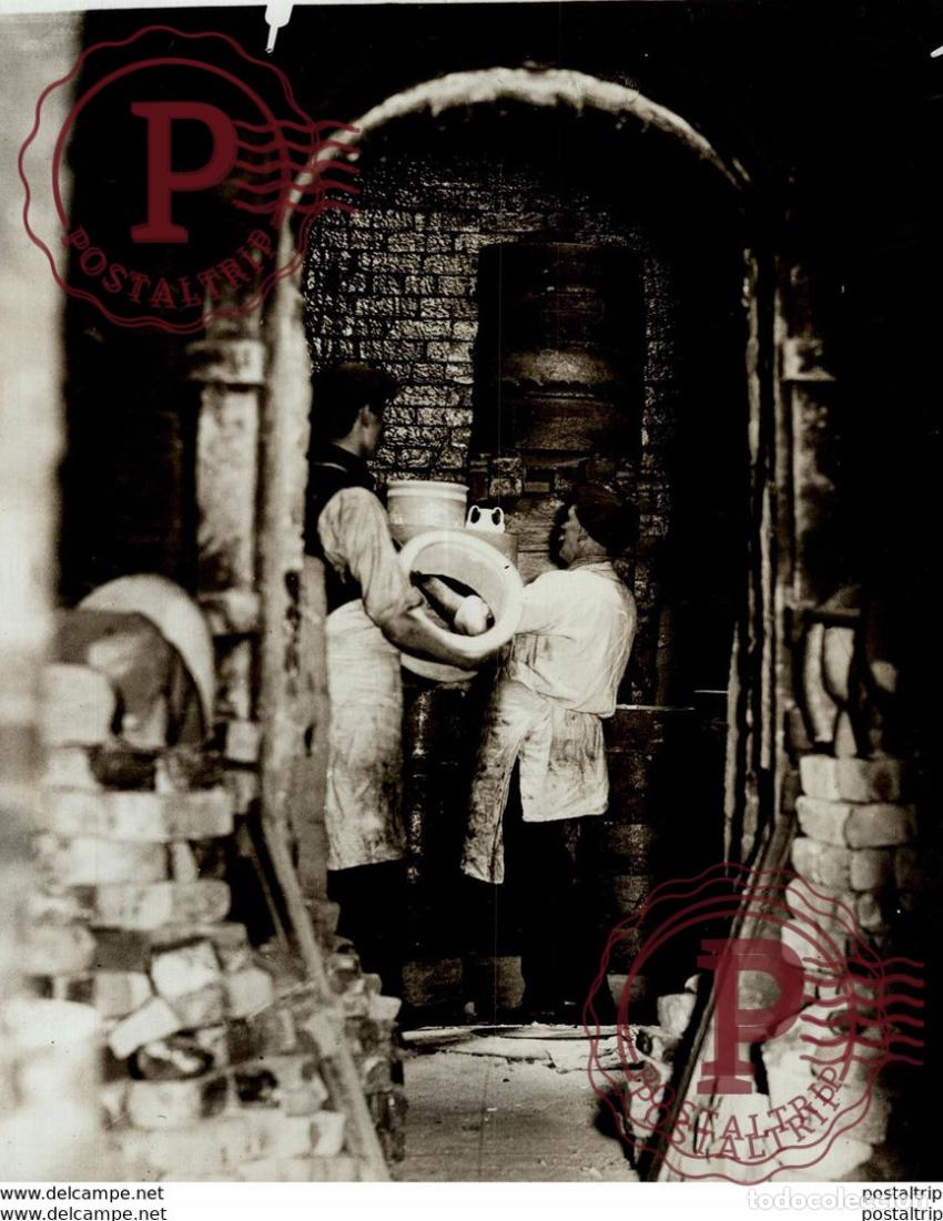 Photographie ancienne: POTTERY MAKING verwood dorset +- 21*17CM&nbsp;Fonds Victor FORBIN 1864-1947