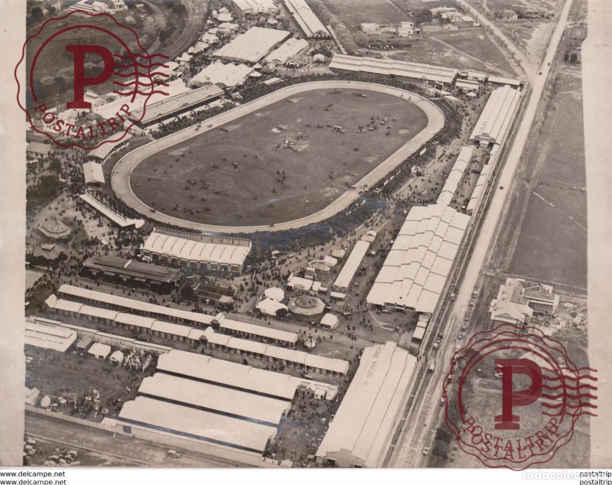 Antique Photography: AUSTRALIA MELBOURNE SHOW GROUNDS SHAW ROSS AEROPLANE VICTORIA +- 21*16CM&nbsp;Fonds Victor FORBIN 1864-1