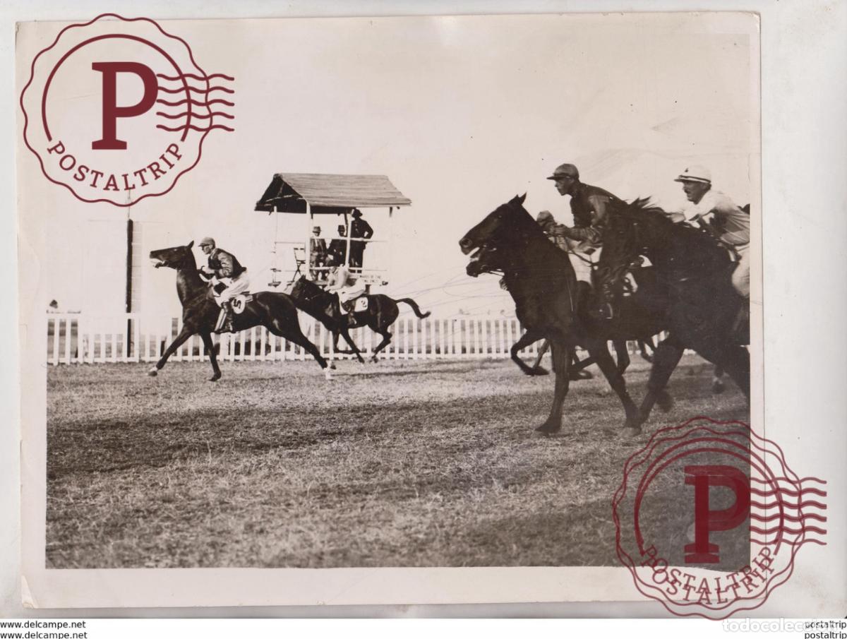 Antique Photography: KENYA NAIROBI PRINCE OF WALES BRIGADE OF GUARDS CUP SIMON PROUD HORSE RACING +- 25*20CM&nbsp;Fonds Victor