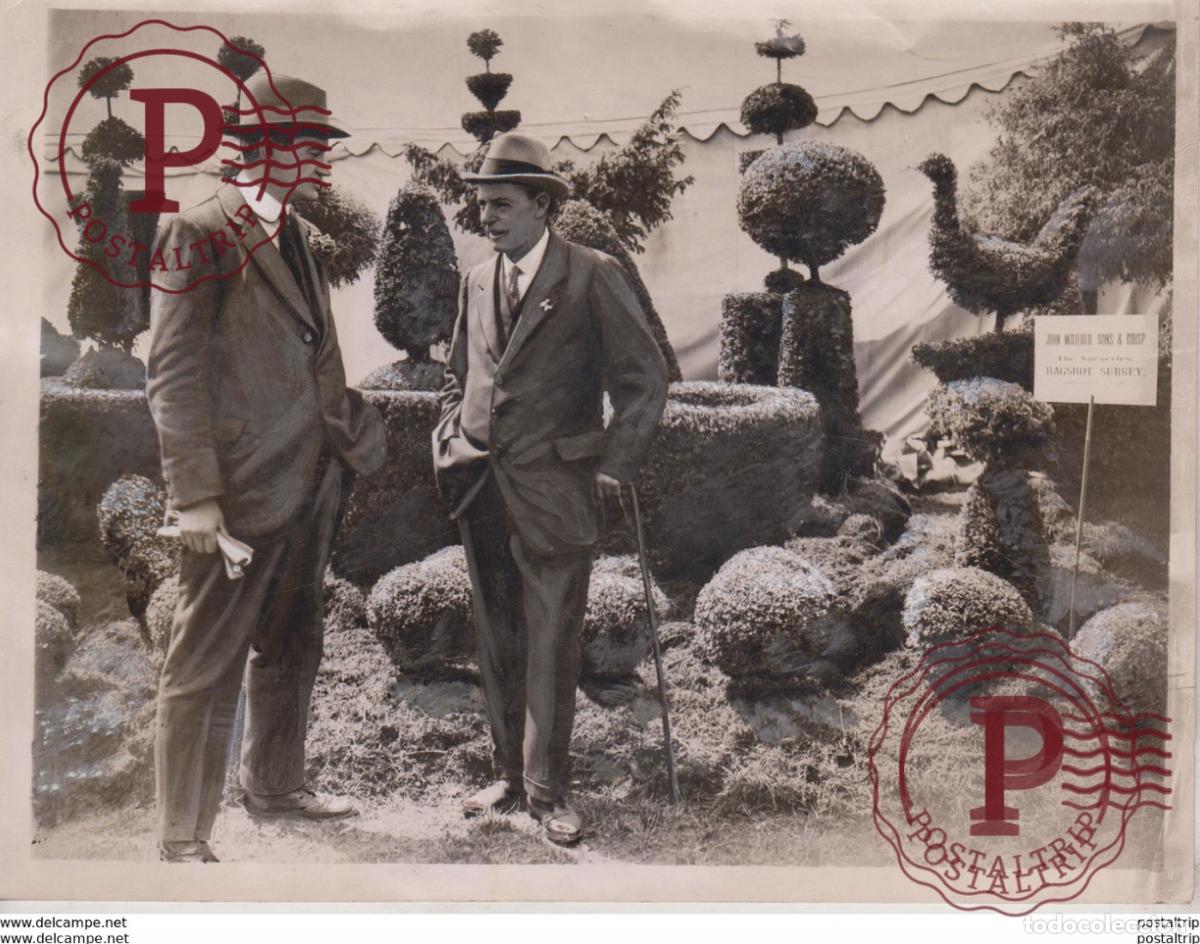 Fotografia antiga: HOLLAND HOUSE FLOWER SHOW BAGSHOT SURREY +- 20*15CM Fonds Victor FORBIN 1864-1947