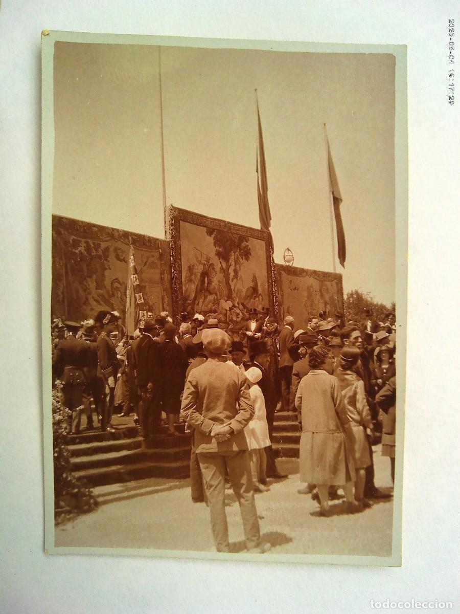 Photographie ancienne: FOTO DE LA INAUGURACION DE LA EXPOSICION DE SEVILLA DE 1929 , PALCO REAL