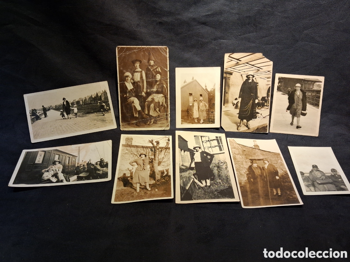 Fotograf&iacute;a antigua: LOTE 10 FOTOGRAF&Iacute;AS ANTIGUAS. MUJERES ESCOCESAS PP S. XX