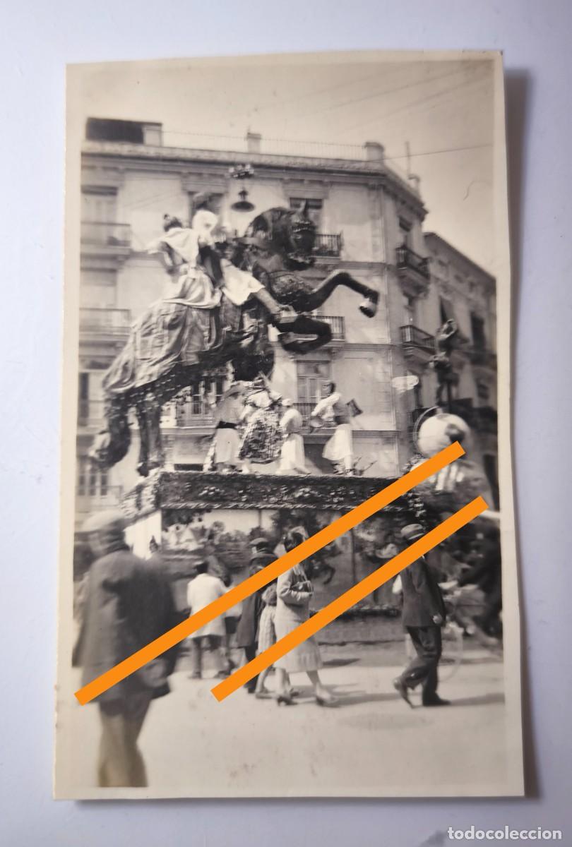 Fotograf&iacute;a antigua: Antigua fotograf&iacute;a. Falla. Fallas de Valencia. A&ntilde;os 40/50
