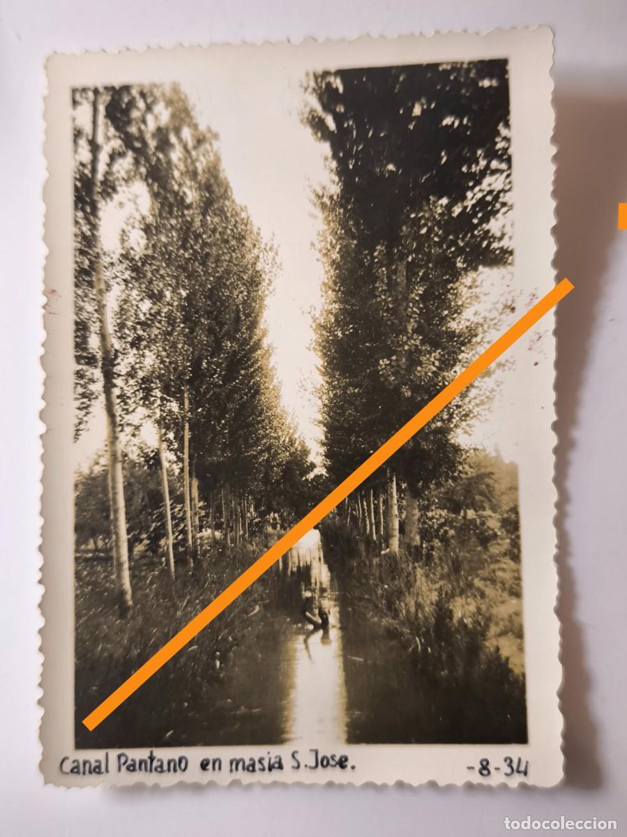 Antique Photography: Antigua fotograf&iacute;a. Canal. Mas&iacute;a de San Jos&eacute;. Castell&oacute;n. A&ntilde;o 1934