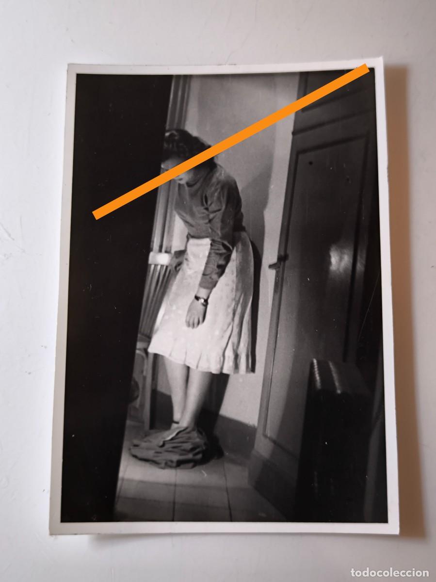 Fotograf&iacute;a antigua: Antigua fotograf&iacute;a. Chica. A&ntilde;os 50.