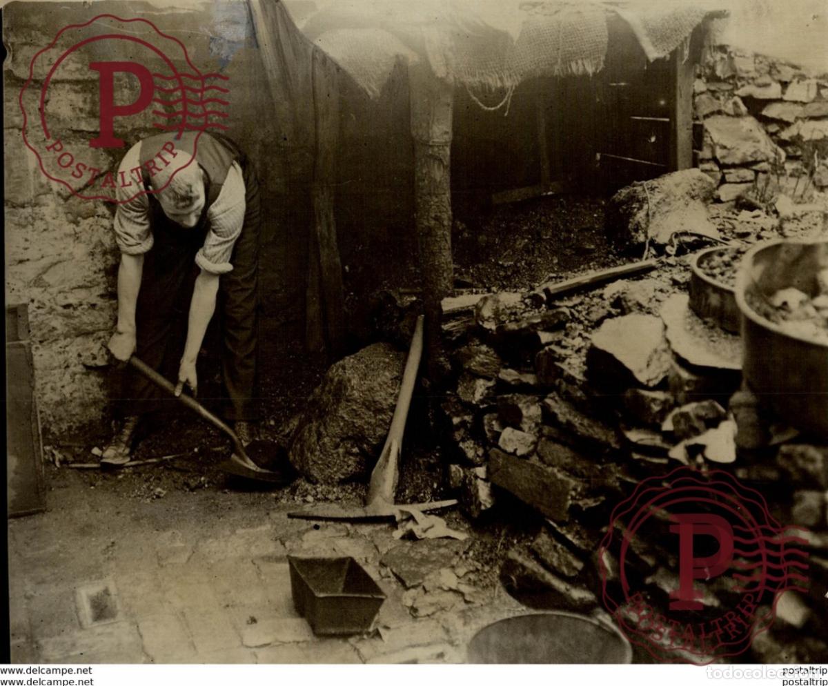 Fotograf&iacute;a antigua: MINE MINA MINIERE BERGBAU 21*17CM Fonds Victor FORBIN 1864-1947