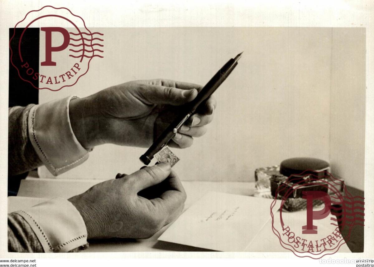 Antique Photography: INVENCI&Oacute;N FILATELIA STAMPS IN PEN SELLOS 16*12CM Fonds Victor FORBIN 1864-1947