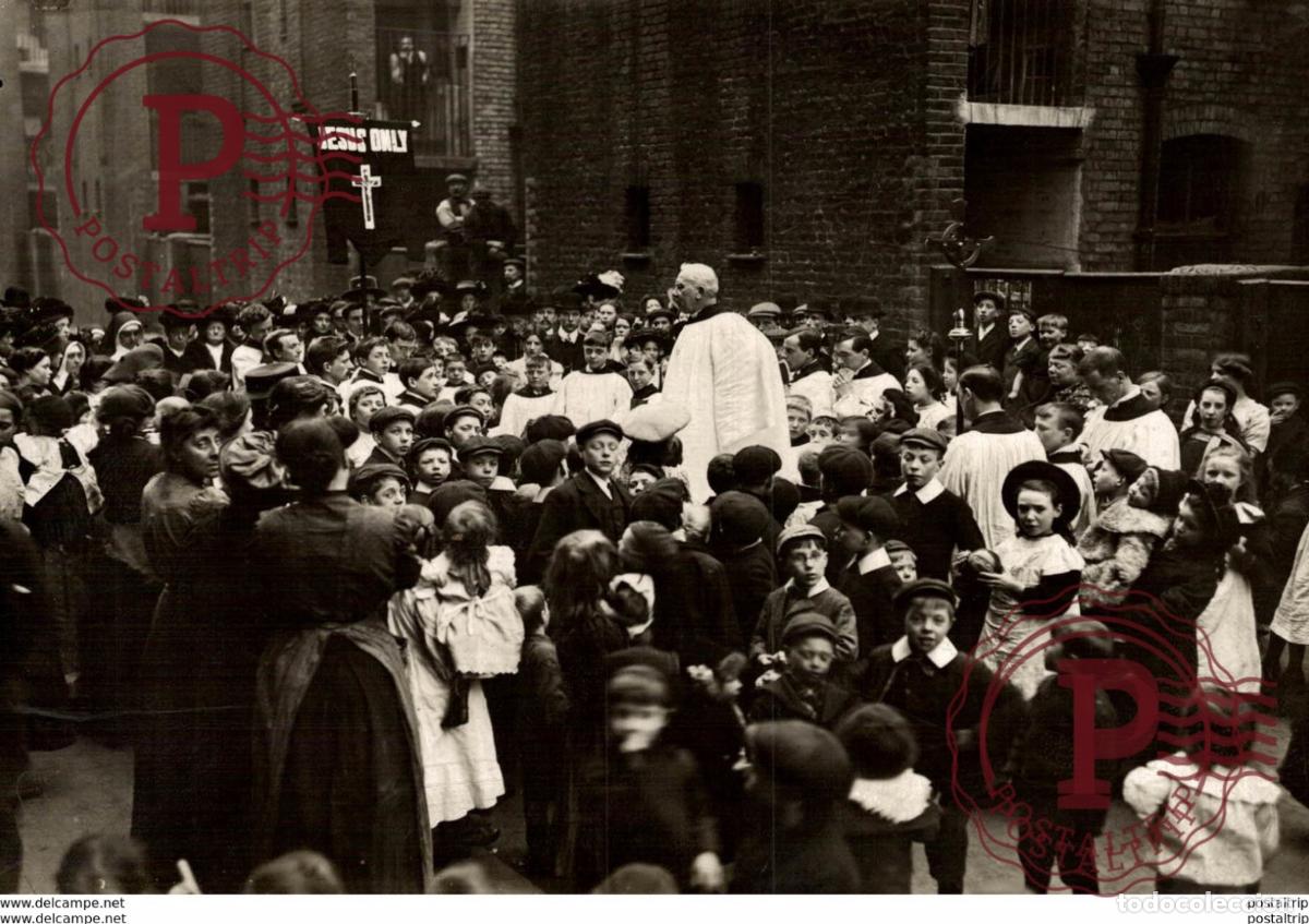 Alte Fotografie: JESUS ONLY CHRISTIANS 16*12 CM Fonds Victor FORBIN 1864-1947