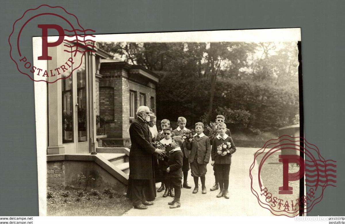 Alte Fotografie: NORWOOD ROYAL NORMAL COLLEGE FOR BLIND NORWOOD DR CAMPBELL 16*12 CM Fonds Victor FORBIN 1864-1947