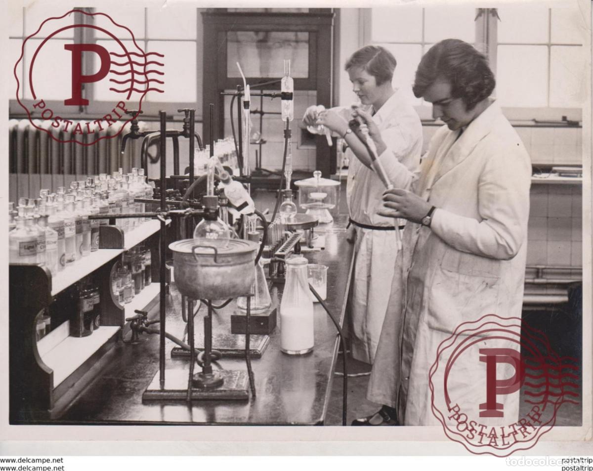 Fotografia antiga: UNIVERSITY GIRLS AS SUPER COOKS SOCIAL SCIENCE KINGS COLLEGE LONDON UNIVERSITY 20*15CM Fonds Victo