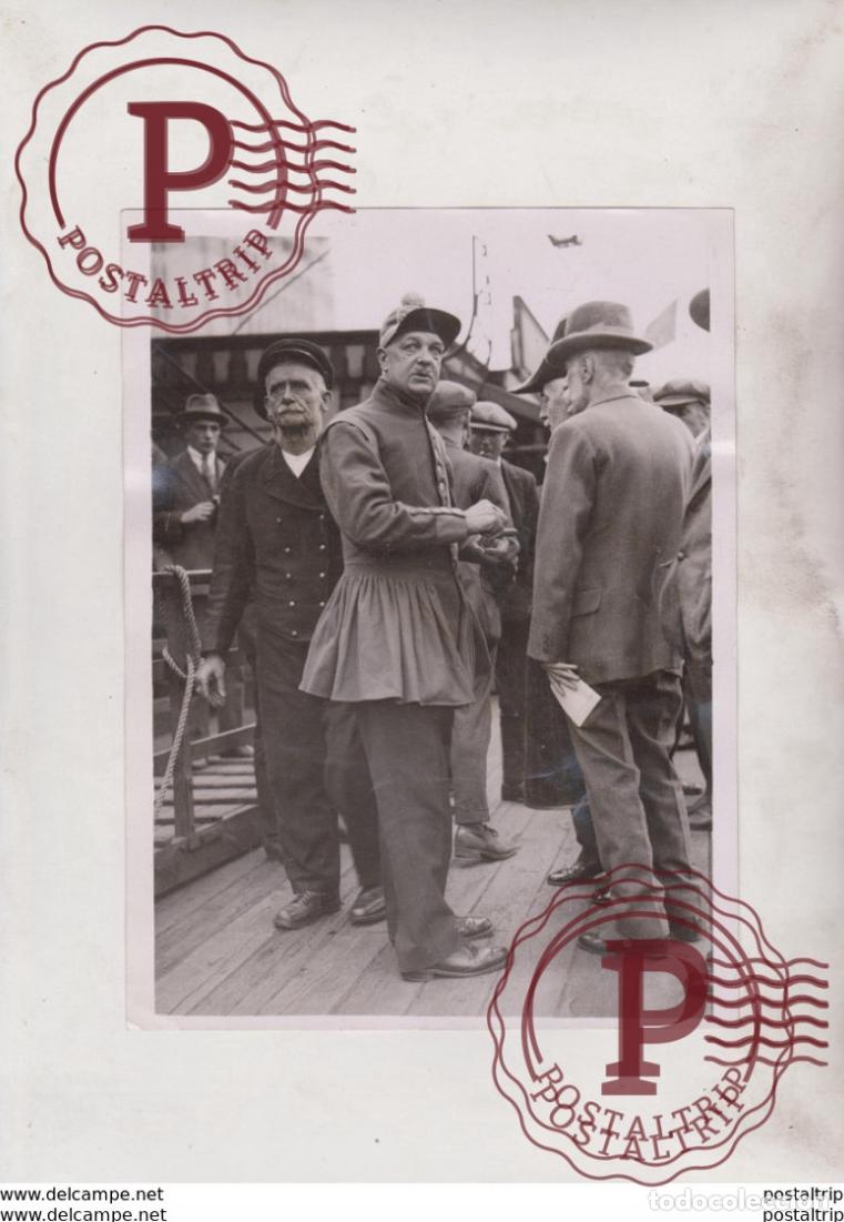 Alte Fotografie: race for doggett coat badge watermen london bridge to chelsea 20*15CM Fonds Victor FORBIN 1864-1947