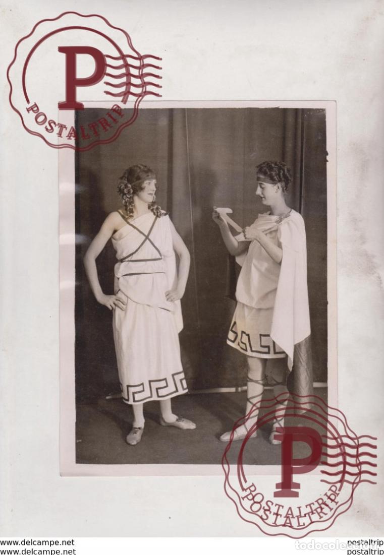 Alte Fotografie: west end costumier s fete st catherine fete 20*15CM Fonds Victor FORBIN 1864-1947