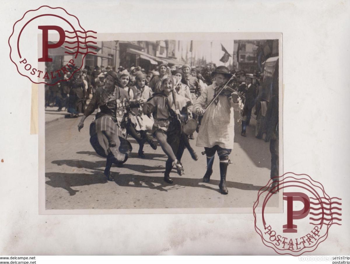 Antique Photography: MAY DAY REVELS AT STRATFORD ON AVON HOSPITAL AND NURSING HOME LEAH HANMAN GYPSIES 20*15CM Fonds Vic