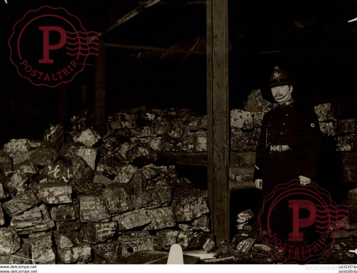 Fotograf&iacute;a antigua: Clifton Colliery MANCHESTER COAL STRIKE 21*16cm MINERIA, MINIERE, MIJNBOUW, BERGBAU Fonds Victor FO