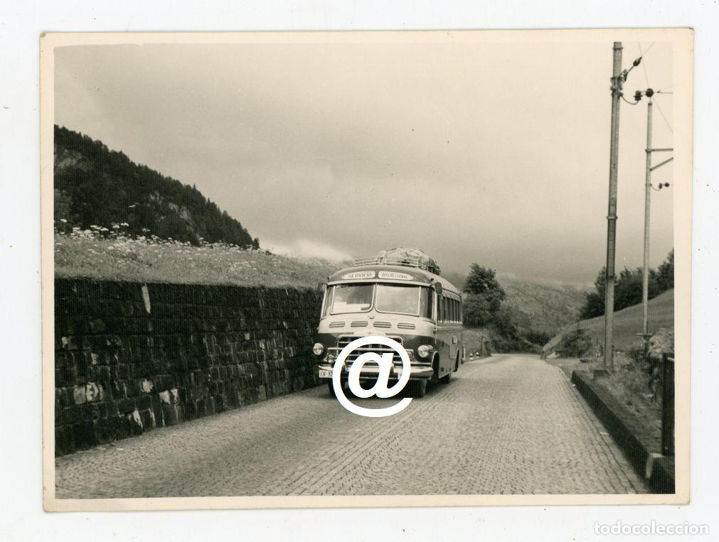 Fotograf&iacute;a antigua: FOTO AUTOCAR CHASIS FORD MATRICULA CIUDAD REAL