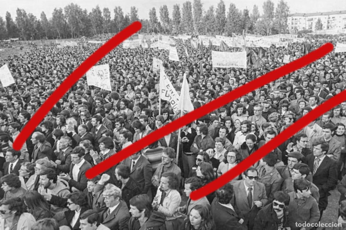 Fotograf&iacute;a antigua: REVOLU&Ccedil;&Atilde;O DOS CRAVOS PORTUGAL 1974 &ndash; REVOLUCI&Oacute;N DE LOS CLAVELES -NEGATIVO ORIGINAL DE CELULOIDE