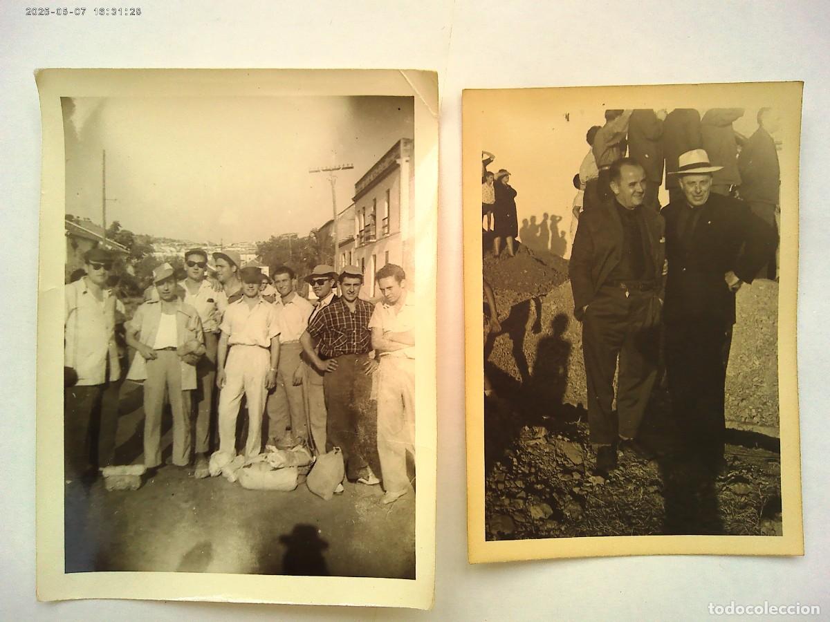 Fotograf&iacute;a antigua: LOTE DE 2 FOTOS DE HOMBRES CON SOMBRA DEL FOTOGRAFO