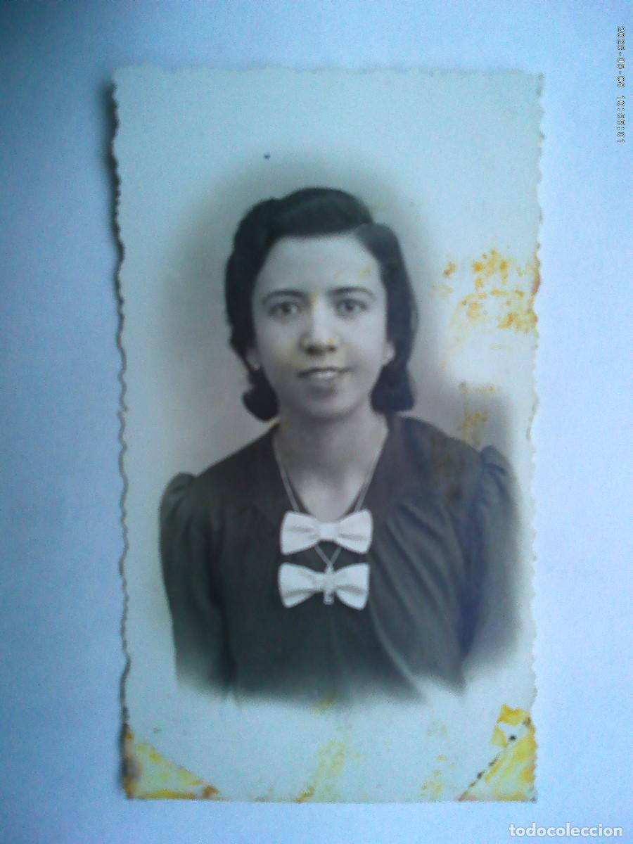 Photographie ancienne: PRECIOSA FOTO DE ESTUDIO DE CHICA , A&Ntilde;OS 40