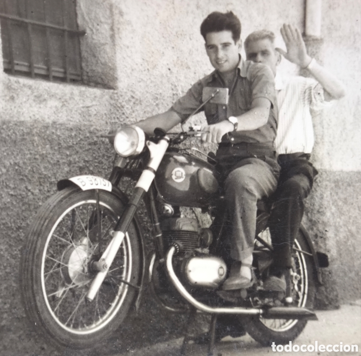 Fotograf&iacute;a antigua: MONTESA MOTOCICLETA FOTOGRAF&Iacute;A C. 1965