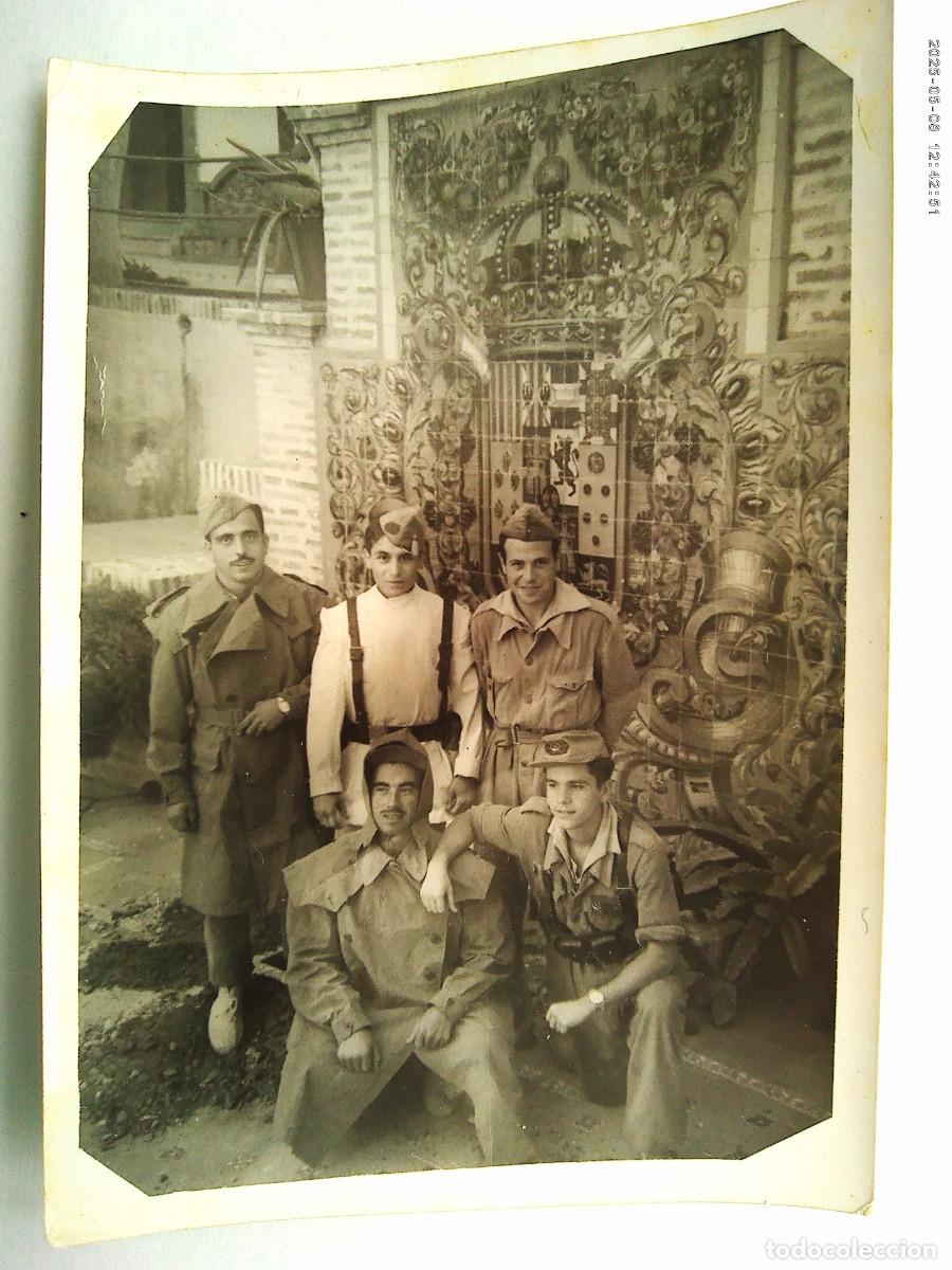 Fotograf&iacute;a antigua: TROPAS DE ESPA&Ntilde;A EN NORTE DE AFRICA : FOTO DE MILITARES, REGULARES , ETC . UNIFORMES DISTINTOS