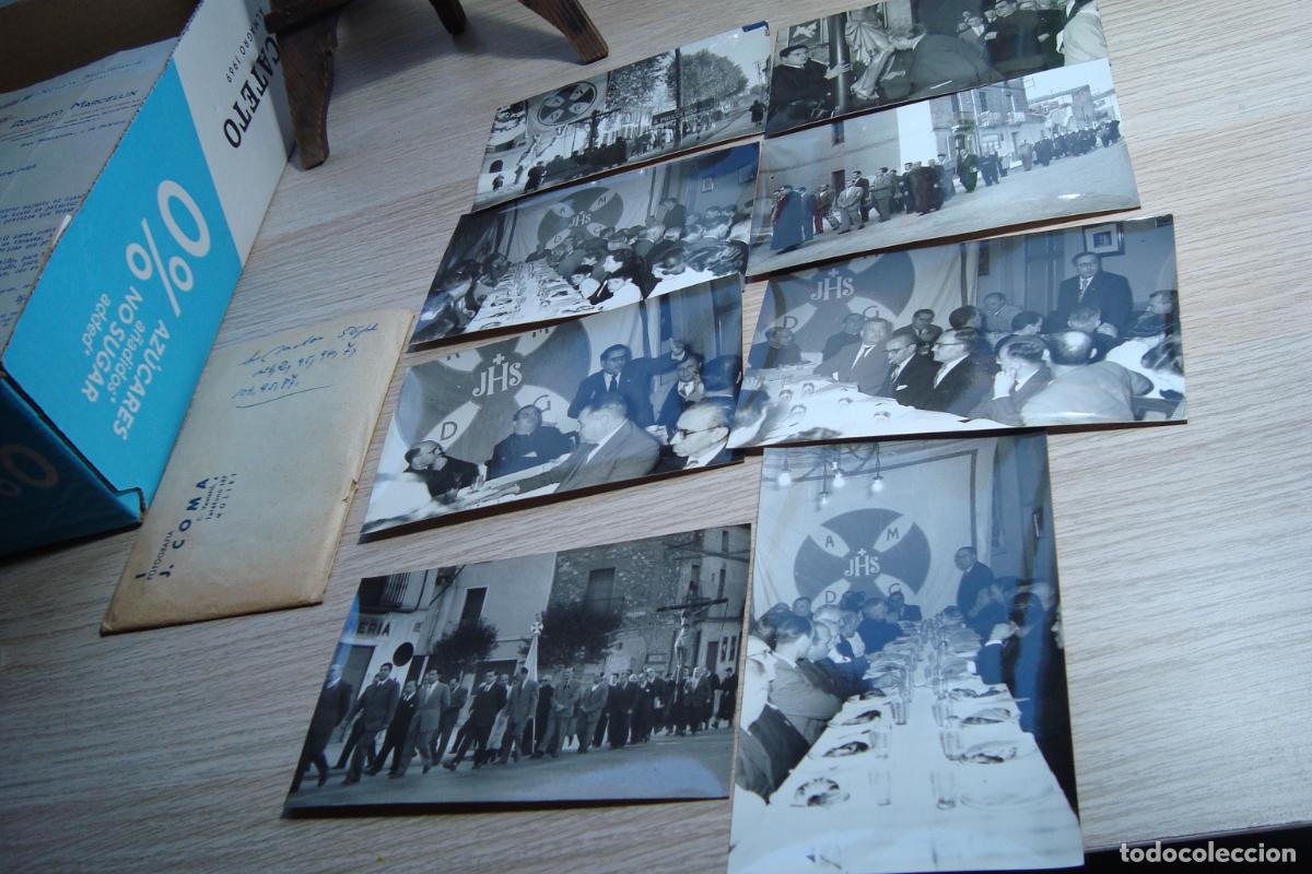 Fotograf&iacute;a antigua: ANTIGUO CONJUNTO 8 FOTOGRAFIAS PROCESION Y EVENTO RELIGIOSO. FOTO COMA. MOLLET DEL VALLES 1957