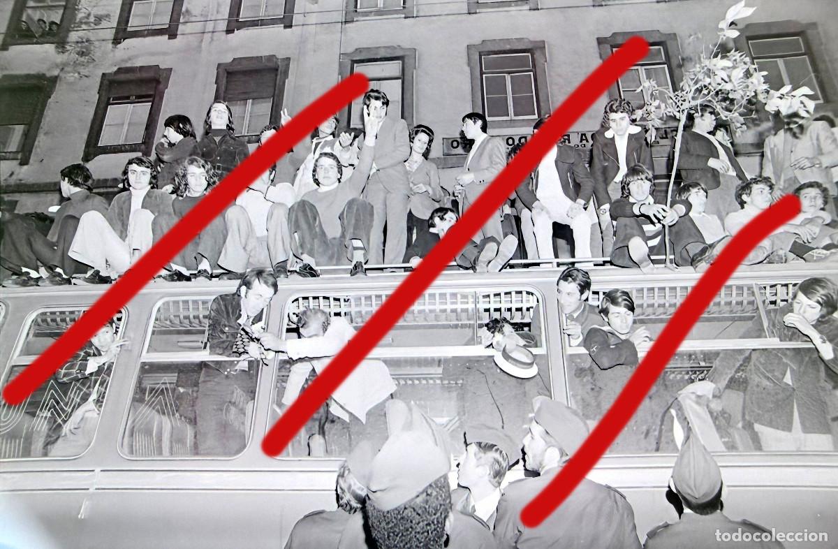 Photographie ancienne: Revoluci&oacute;n de los Claveles Portugal - NEGATIVO DE CELULOIDE - A Revolu&ccedil;&atilde;o dos Cravos