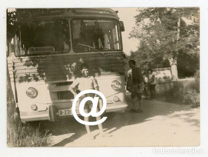Fotograf&iacute;a antigua: FOTOS AUTOCAR PEGASO MATRICULA BARCELONA