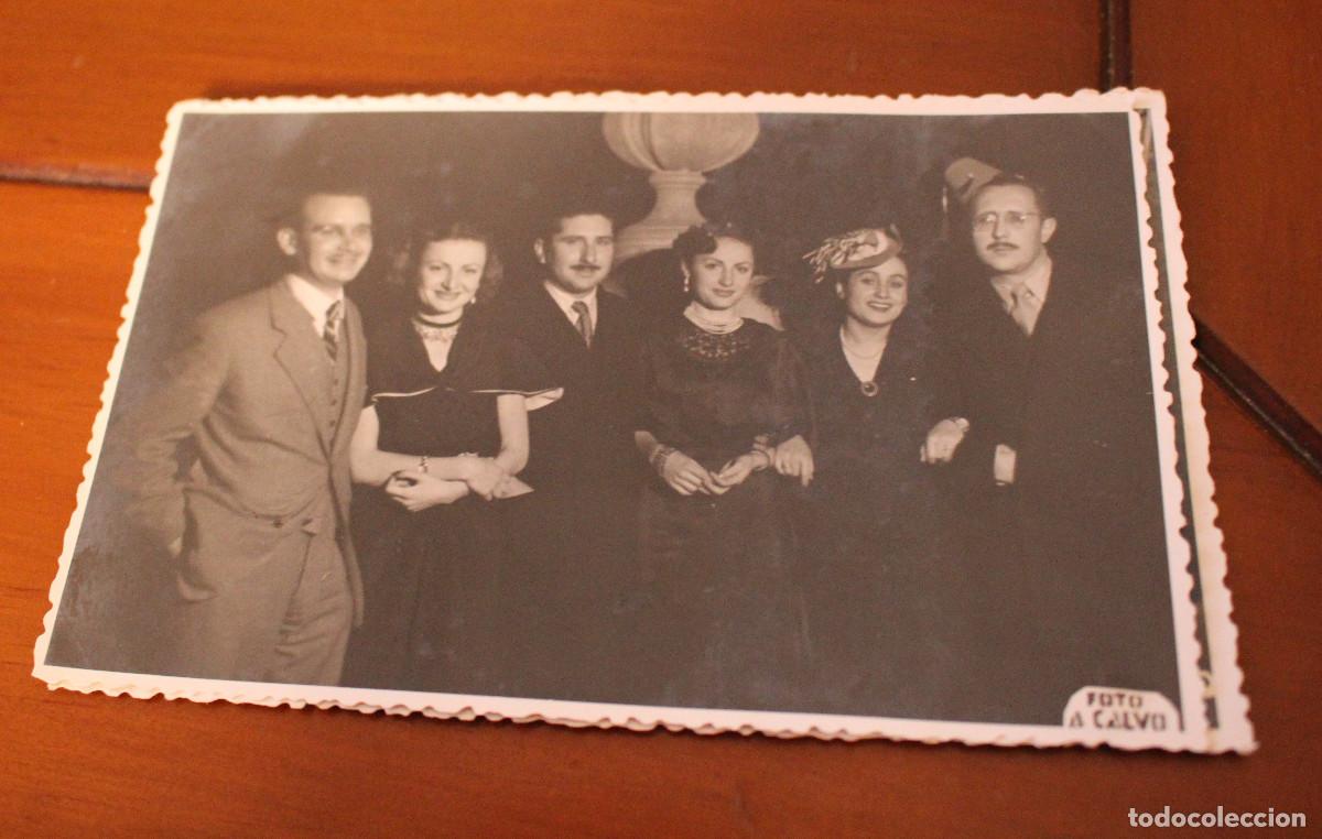 Alte Fotografie: Nochevieja de 1950 al 1951. Hogar cinematogr&aacute;fico. Fotograf&iacute;a de Antonio Calvo. Valencia.