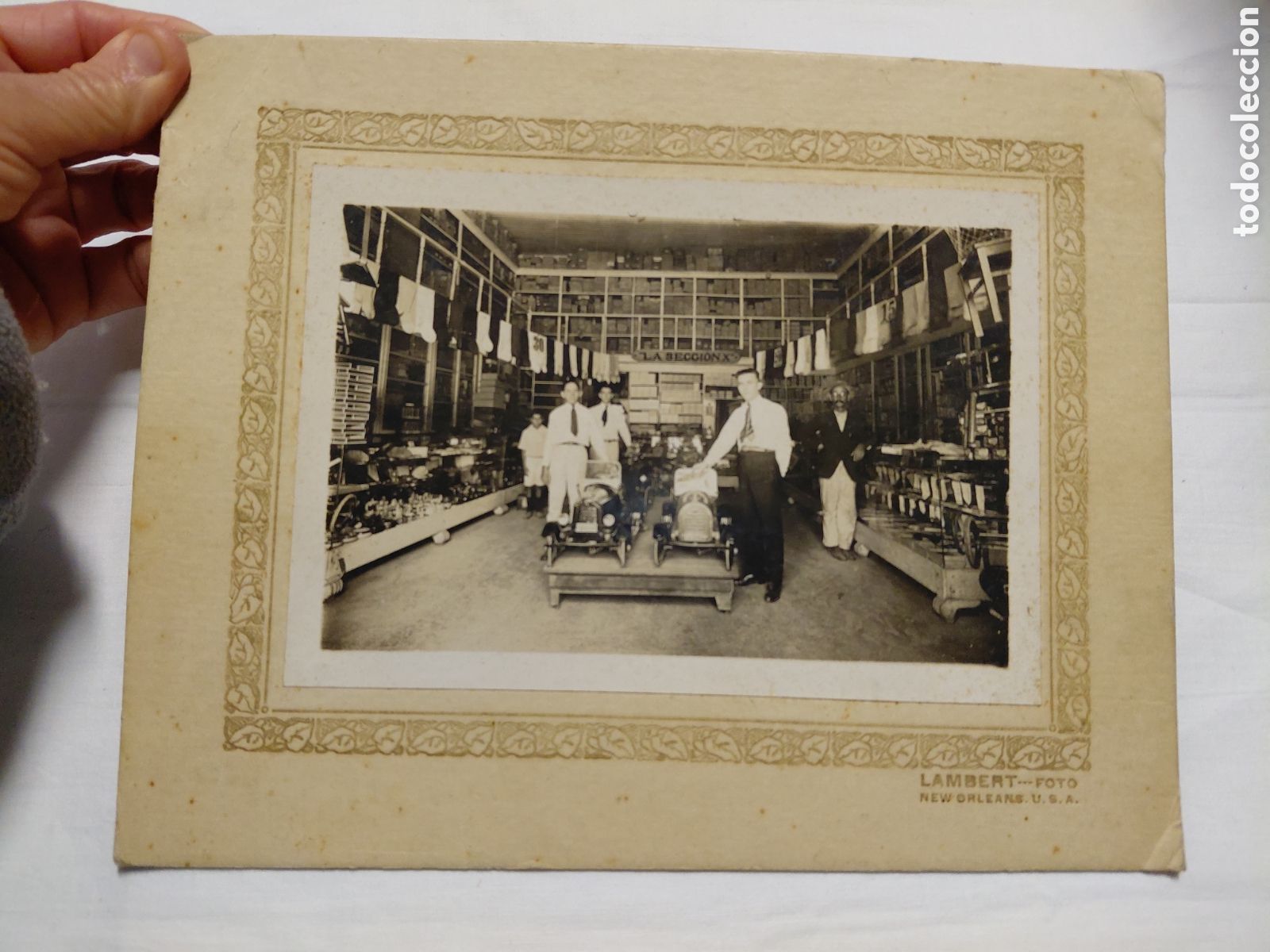 Fotografia antica: ANTIGUA FOTOGRAFIA TIENDA LA SECCION X.FOTO LAMBERT.NEW ORLEANS U.S.A.