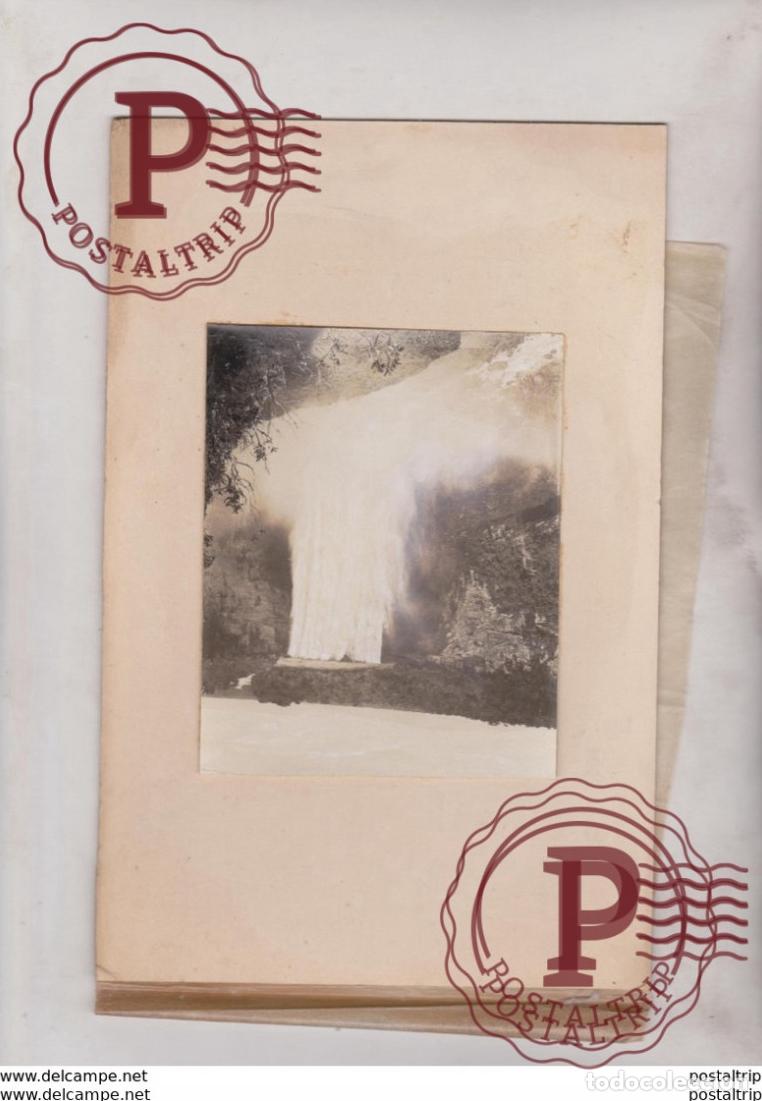 Fotografia antiga: KAIETEEN THE GREAT FALLS OF THE GUIANAS HARDCOPPY 24*15 CM Fonds Victor FORBIN 1864-1947
