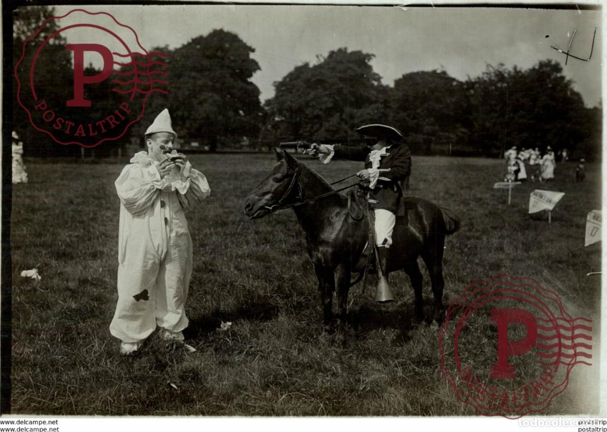 Fotografia antiga: CARNAVAL +++- 16*12CM&nbsp;Fonds Victor FORBIN 1864-1947