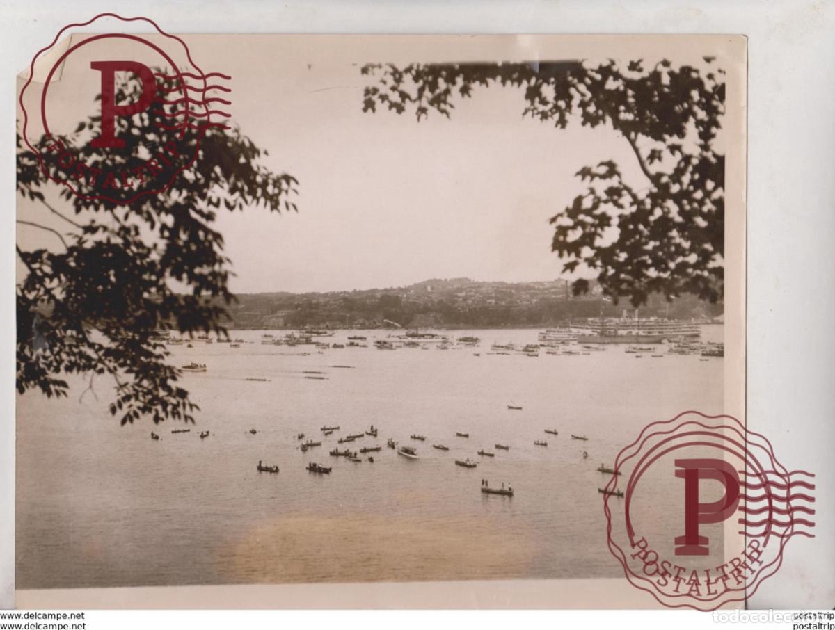 Alte Fotografie: CORNELL JUNIOR CREW WINS VARSITY REGATTA COLOMBIA SYRACUSE PENNSYLVANIA CREWS +- 25*20CM&nbsp;Fonds Victo