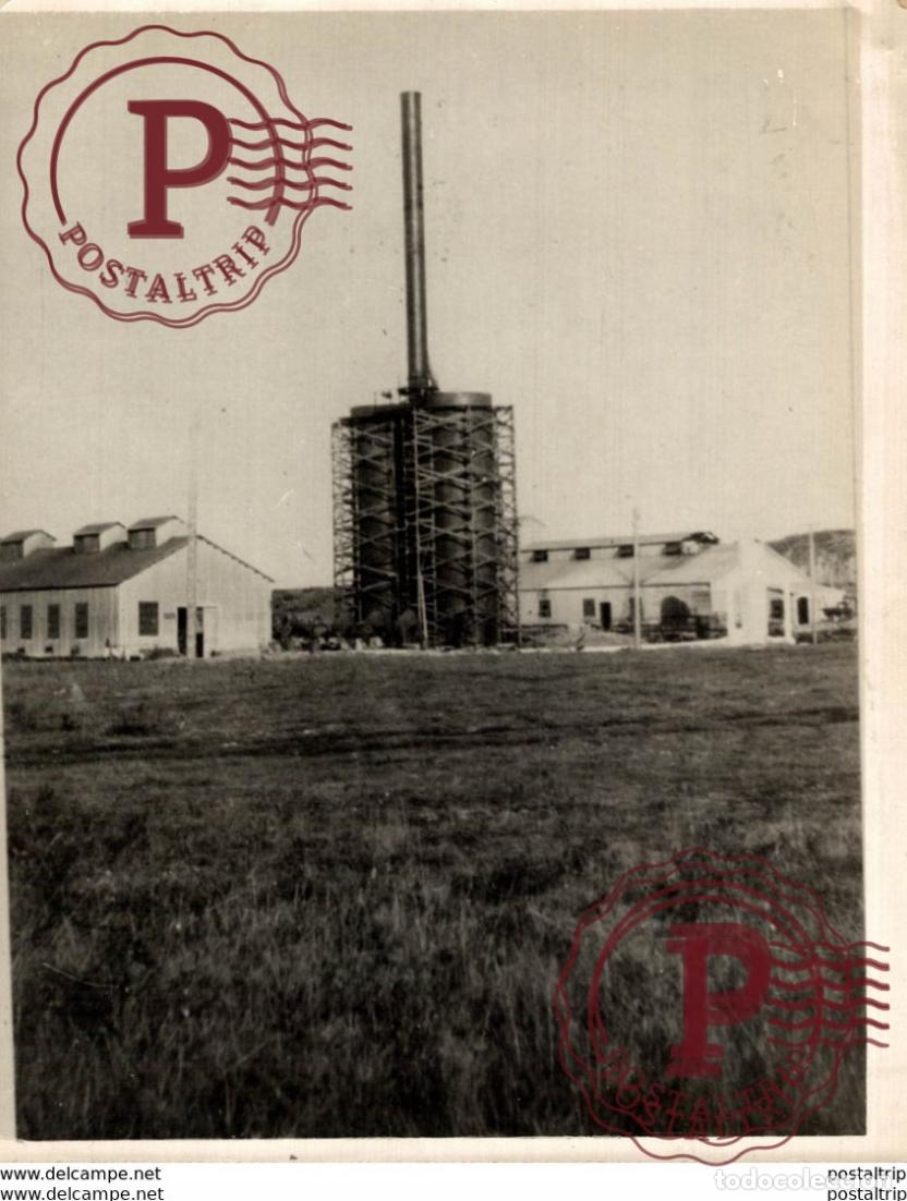 Fotografia antica: turner valley ALBERTA CANADA OIL PLANT +- 20*15CM&nbsp;Fonds Victor FORBIN 1864-1947