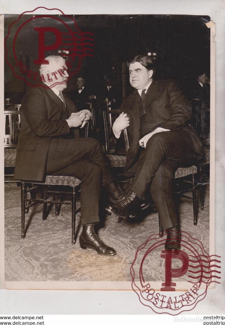 Photographie ancienne: COAL MEN CONVENCE HOTEL PENNSYLVANIA STRIKE BITUMINOUS MINING UNITED MINE WORKERS 25*20CM Fonds Vic