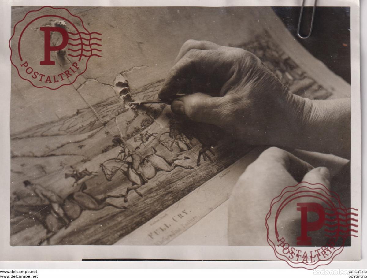 Fotografia antiga: RESTORATION SURGEON TO OLD PRINTS RESTAURATION M W D WILKERSON SOHO 16*12CM Fonds Victor FORBIN 1864