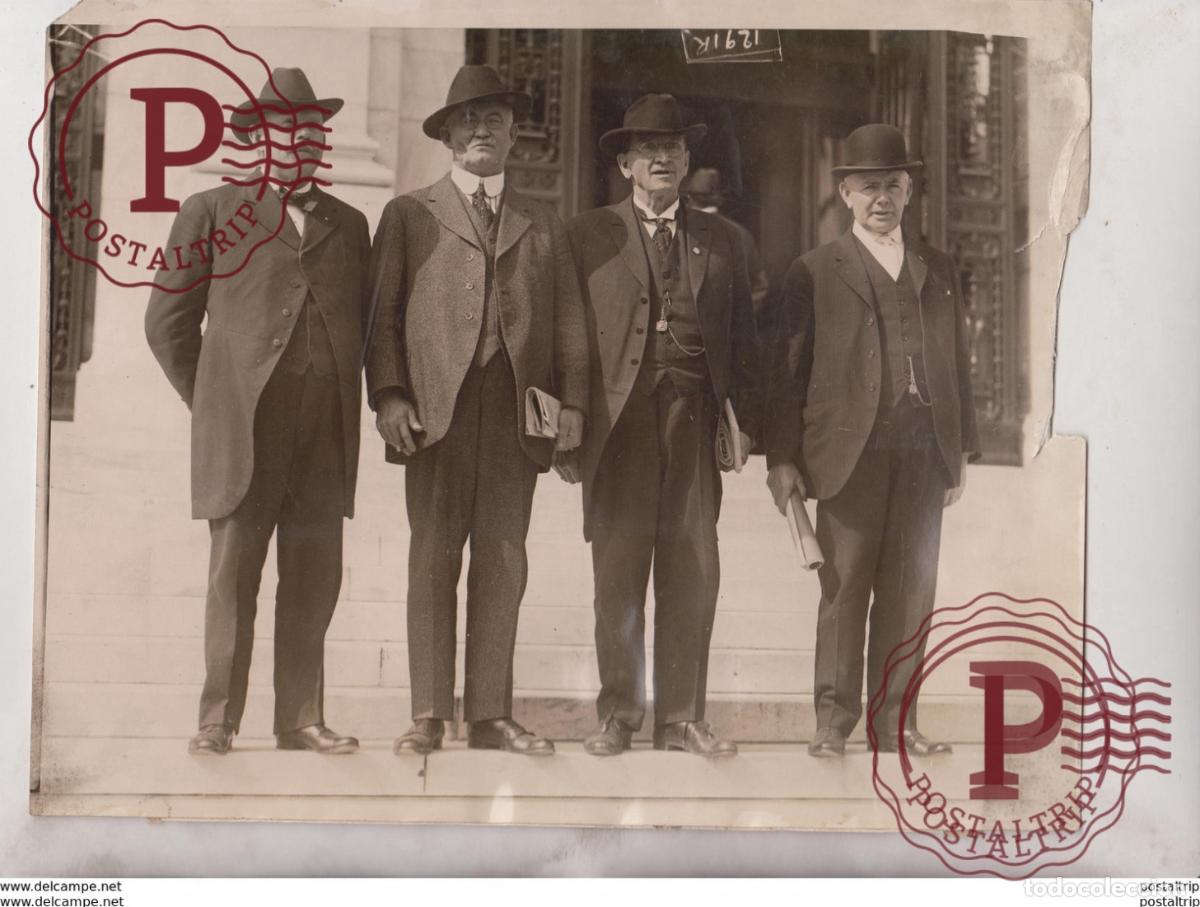 Antique Photography: RAILROAD BROTHERHOOD LABOR CAPITAL CONFERENCE TRAIN TREN CHEMIN DE FER 25*20CM Fonds Victor FORBIN