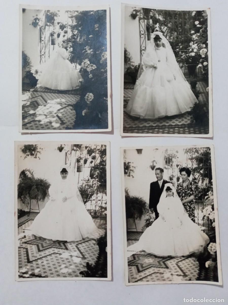 Fotograf&iacute;a antigua: LOTE DE 4 FOTOS DE NI&Ntilde;A DE PRIMERA COMUNION . DE MORENO , POSADAS ( CORDOBA )