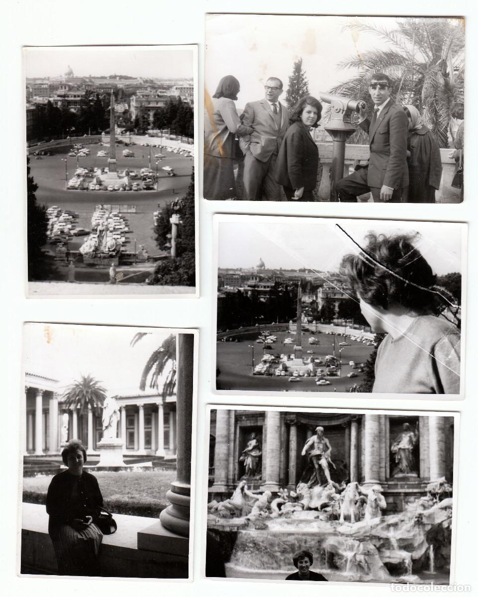 Fotograf&iacute;a antigua: Lote 9 fotos. Italia. Roma, Vaticano, Genova, Florencia. A&ntilde;os 60 pc