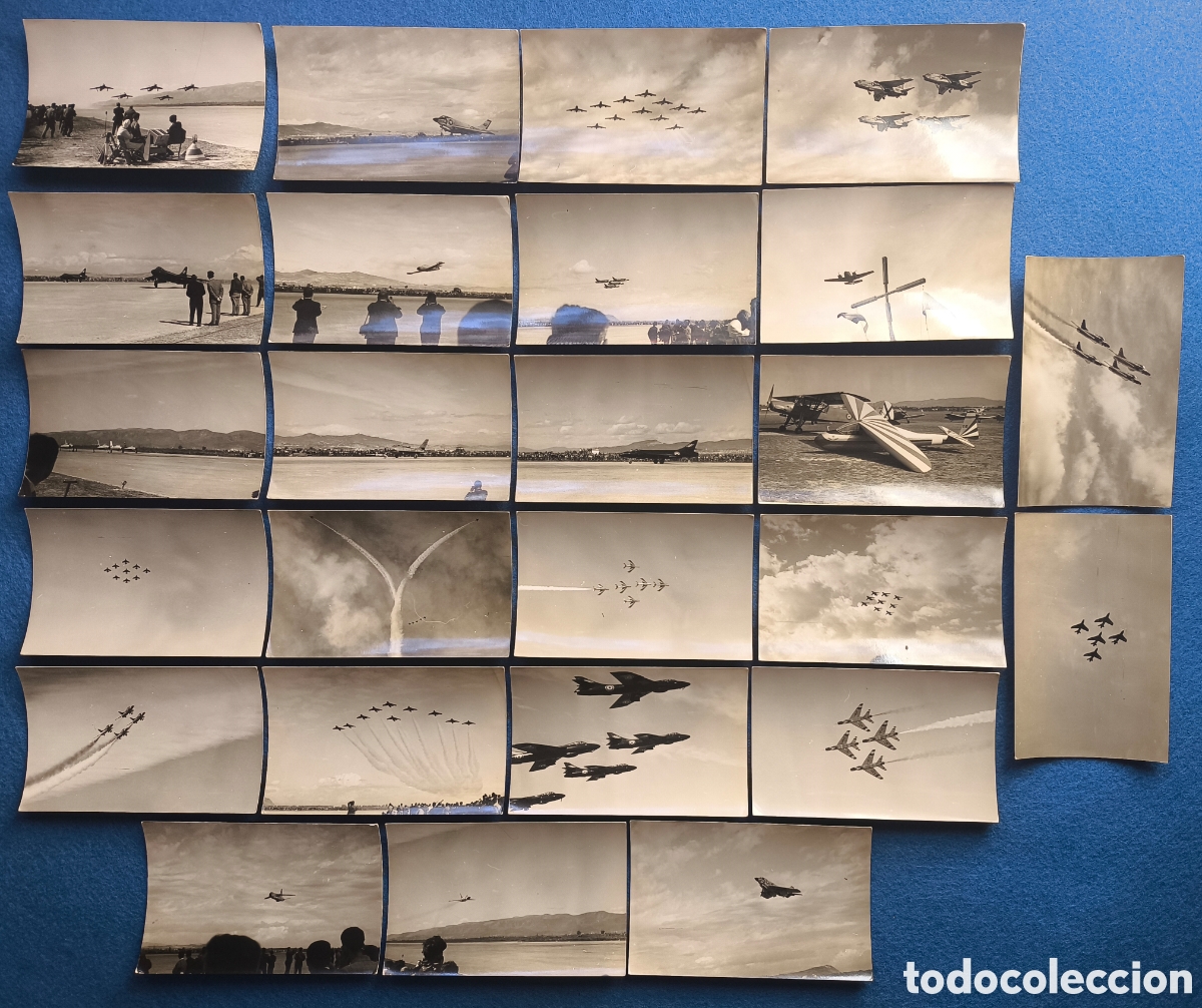 Antique Photography: AVIACI&Oacute;N EXHIBICI&Oacute;N A&Eacute;REA AVI&Oacute;N COMBATE CAZA AVIONES FOTOGRAF&Iacute;A LOTE 25