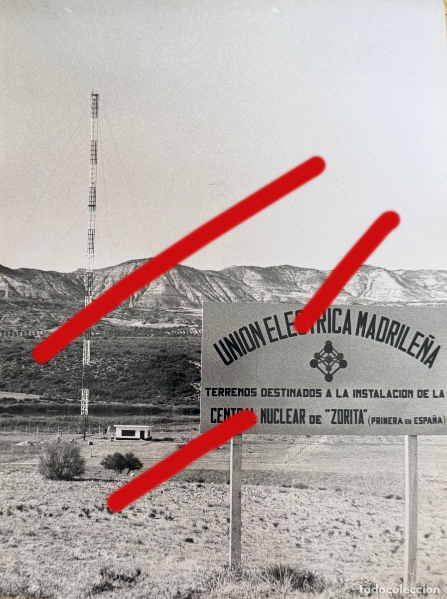 Alte Fotografie: Uni&oacute;n El&eacute;ctrica Madrile&ntilde;a (UEM) Central Nuclear &rdquo;ZORITA&rdquo; - FOTOGRAF&Iacute;A ANTIGUA