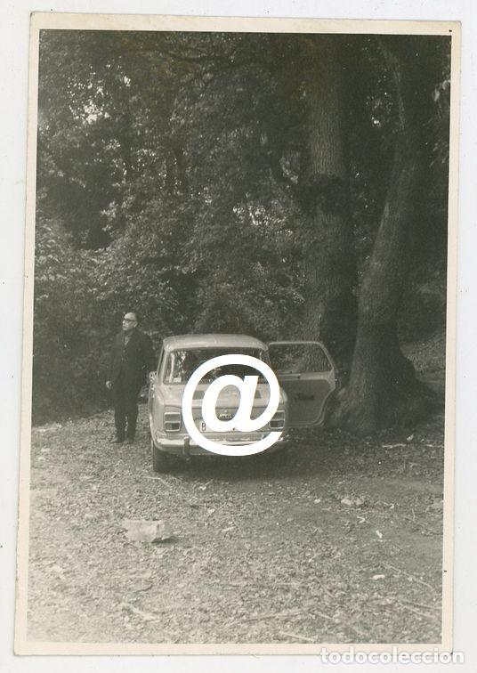 Fotograf&iacute;a antigua: FOTO COCHE BARREIROS SIMCA MATRICULA BARCELONA CALDES DE MONTBUI A&Ntilde;O 1970