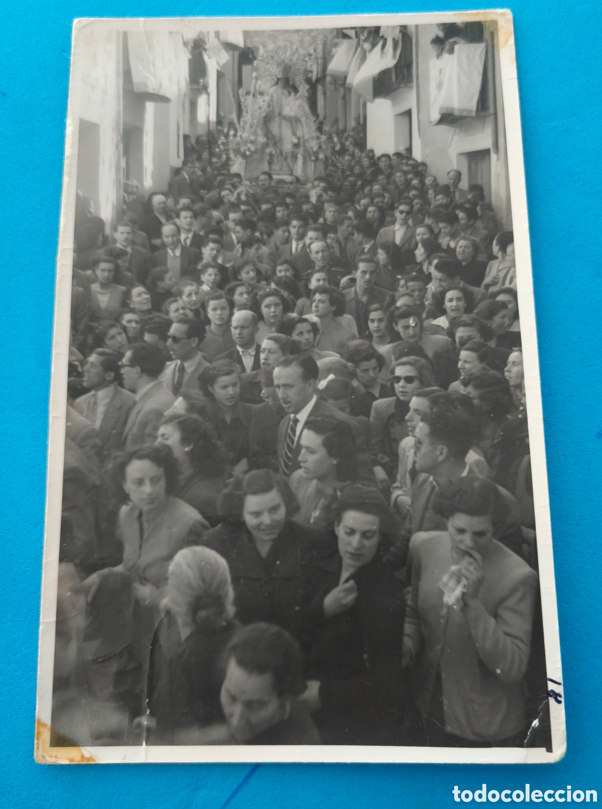 Fotografia antiga: IBI ( Alicante) - A&Ntilde;OS 50 - PROCESI&Oacute;N DE LA VIRGEN DE LOS DESAMPARADOS
