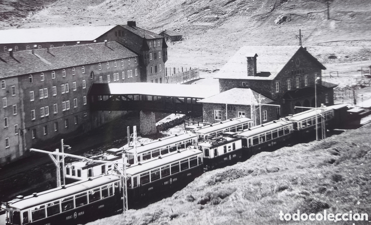 Fotograf&iacute;a antigua: NURIA ESTACI&Oacute;N FERROCARRIL CREMALLERA FOTOGRAF&Iacute;A ARXIU CUY&Aacute;S RIPOLL&Egrave;S GIRONA 1957