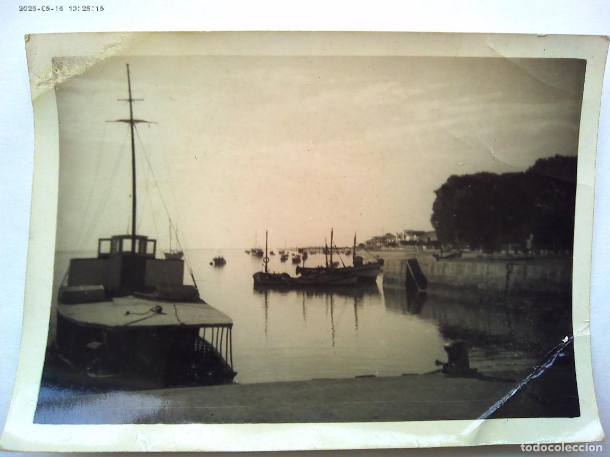 Fotografia antiga: FOTO DE BARCOS EN EL GUADALQUIVIR