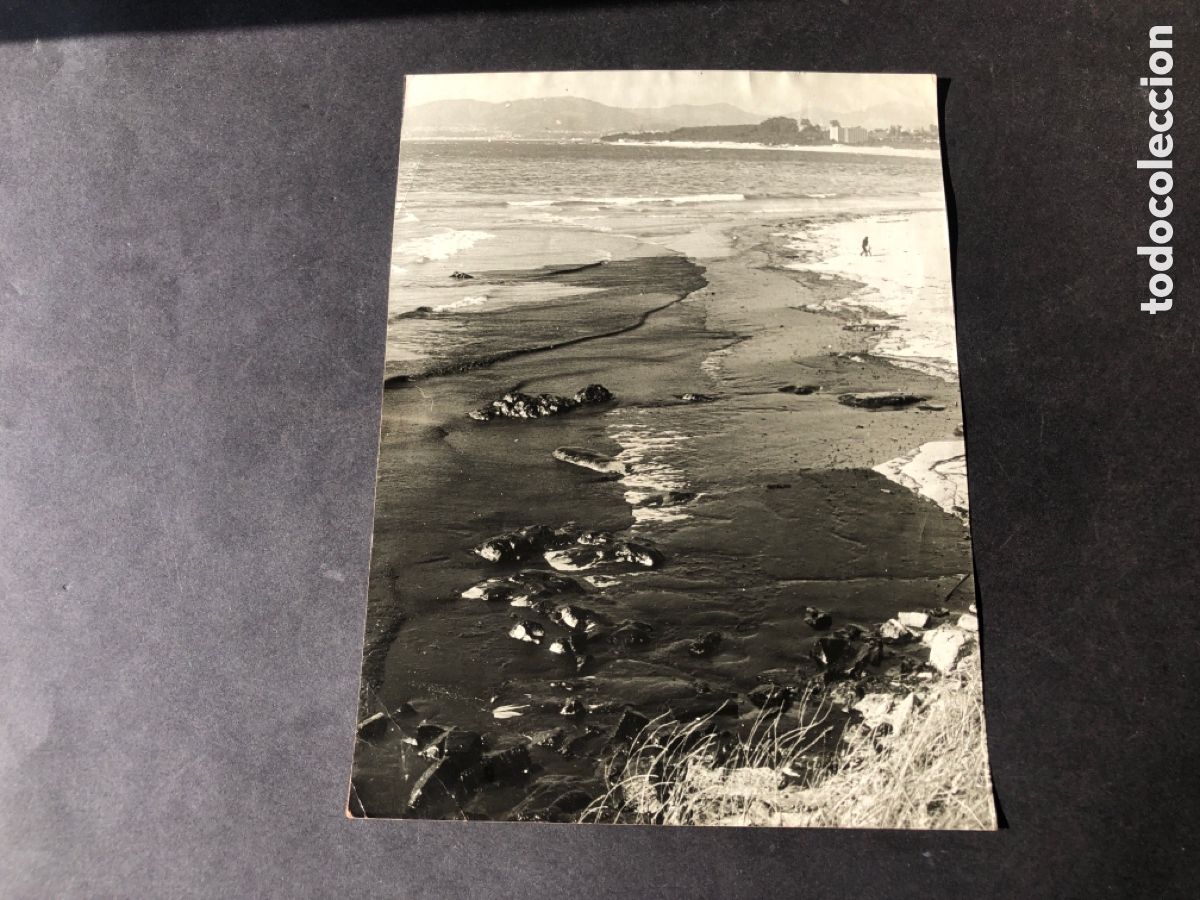 Antique Photography: Antigua y rara foto da&ntilde;os hundimiento petrolero POLYCOMMANDER RIA DE VIGO